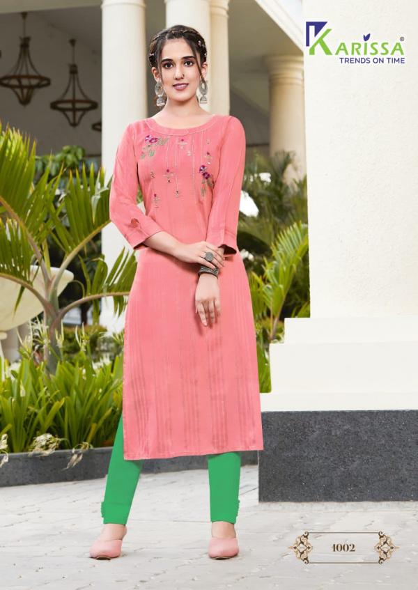 Karissa Rim Zim Viscose Ethnic Wear Designer Kurti Collection